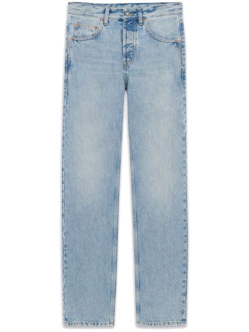 Denim di cotone azzurro Saint Laurent | 775864Y19VE4411